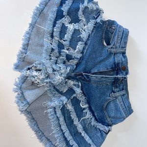 Jean shorts